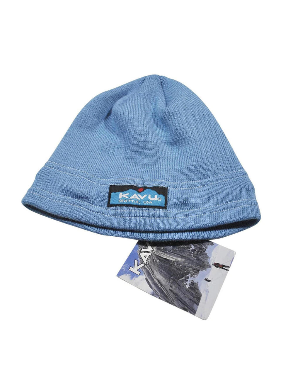 Vintage Kavu Outdoors Blue Winter Hat Cap Beanie Size Small NWT